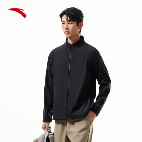 ANTA chaqueta de tejido de terciopelo repelente al agua con carcasa de presión cero