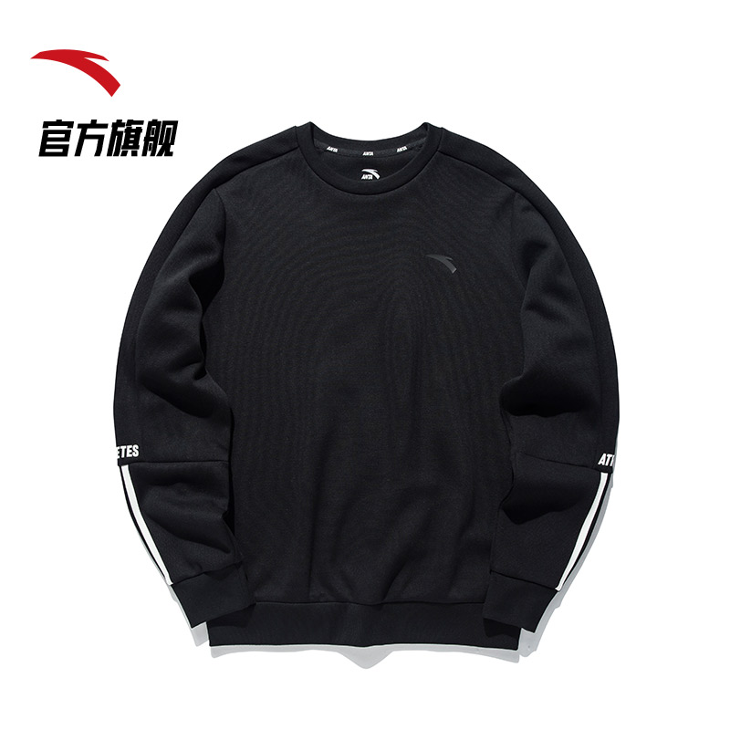 Anta Sweater 2020 Spring New Sports Loose Fit Men's and Women's Long Sleeve T-shirt Pullover Round Neck Couple Knit Fashion