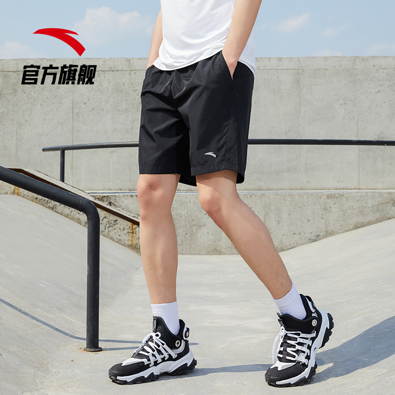 安踏官方网店安踏运动短裤男官网旗舰夏季跑步休闲冰丝速干五分裤子健身篮球裤2