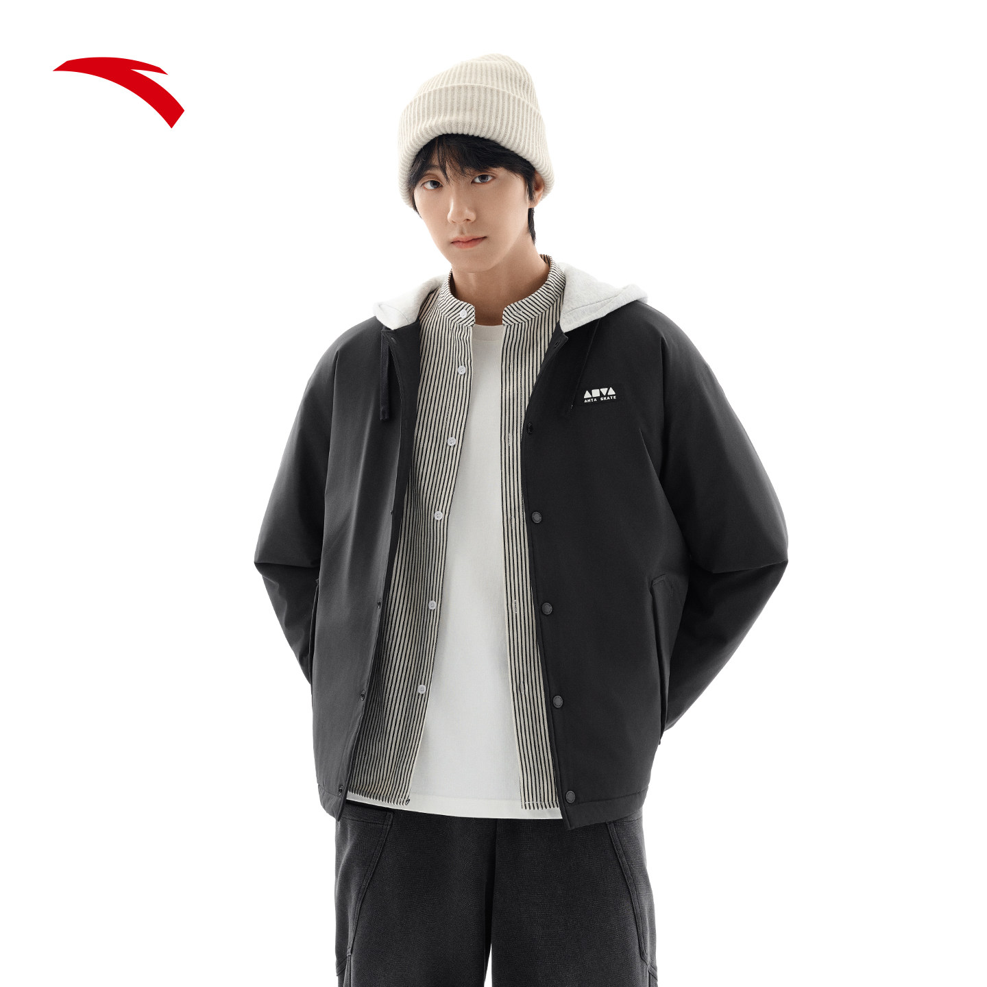 安踏短款羽绒服男女同款美式复古休闲棉服夹克外套上衣172548910,淘宝优惠券,粉丝福利购,淘宝优惠卷