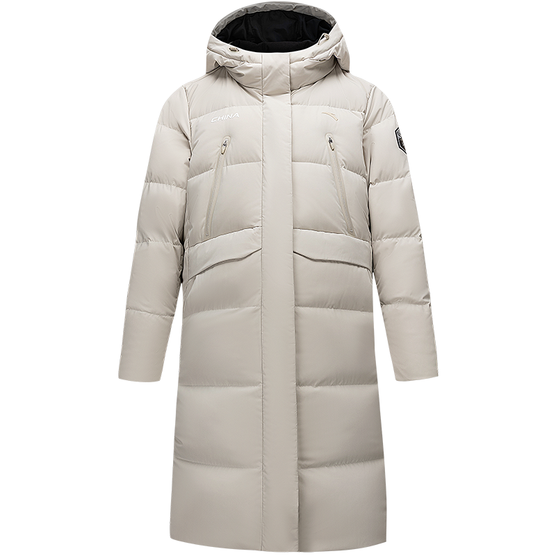 安踏冰甲羽绒服丨六度芯防泼水中长鸭绒保暖外套女棉服162617911,淘宝优惠券,粉丝福利购,淘宝优惠卷