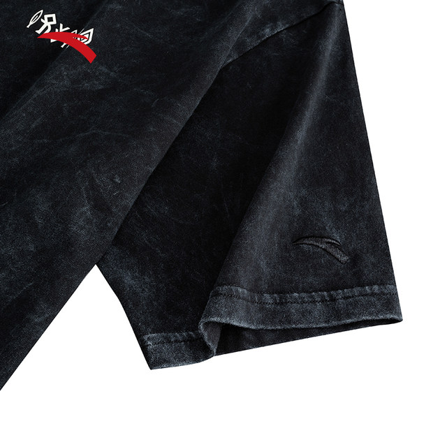 ANTA basketball series men's short-sleeved T-shirt trendy printing