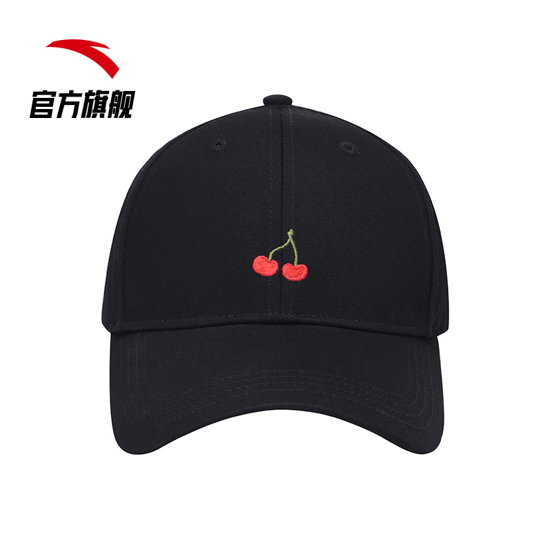 安踏官方网店安踏鸭舌帽男士夏季户外运动棒球帽时尚遮阳帽子韩版潮女帽0