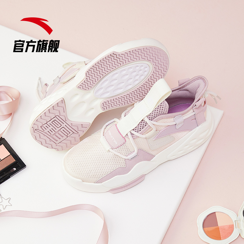 安踏官方网店安踏新霸道系列女鞋年夏季新款网面透气运动鞋轻便情侣休闲鞋2
