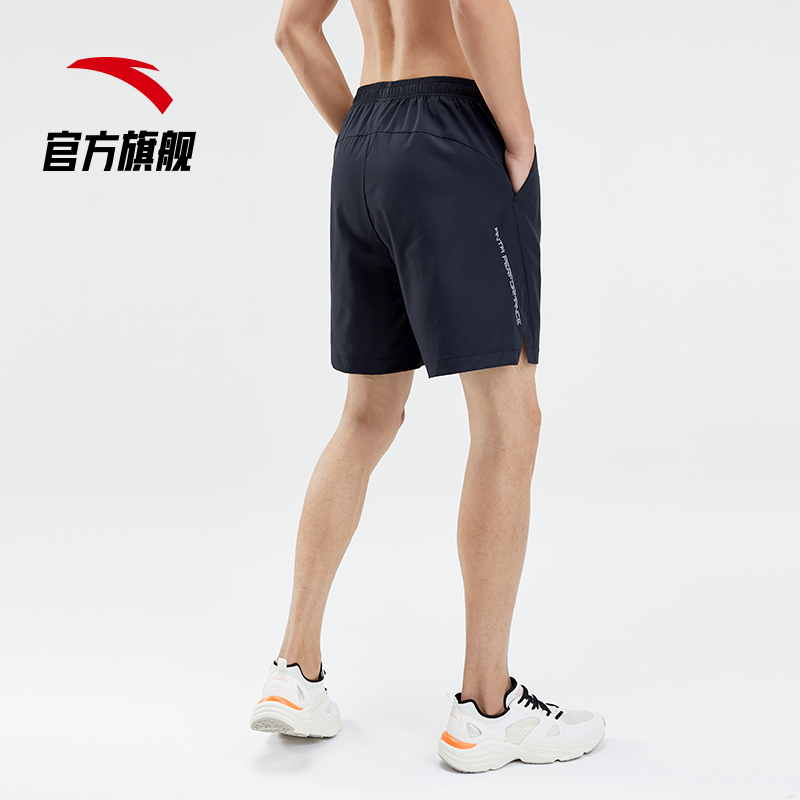 安踏官方网店安踏官网运动短裤男夏季薄款梭织速干跑步篮球训练透气五分裤0