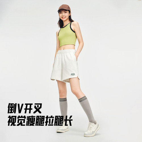 安踏休闲短裤女士夏季宽松透气潮流美式五分裤子运动裤162538309 - 图1