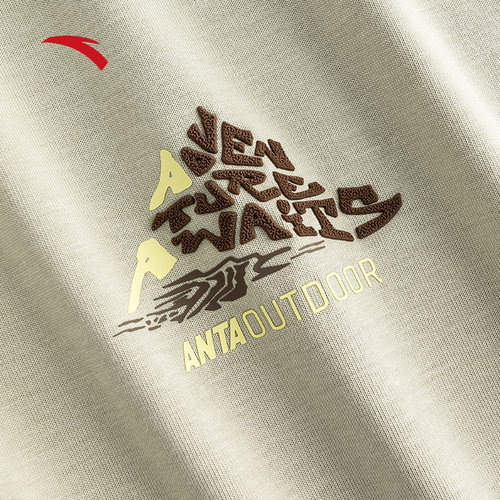 安踏冰丝T丨针织短袖t恤男士夏季新款潮流户外运动上衣152526105 - 图3