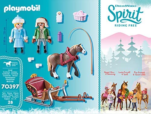 Playmobil DreamWorks Spirit Winter Sleigh Ride - 图1