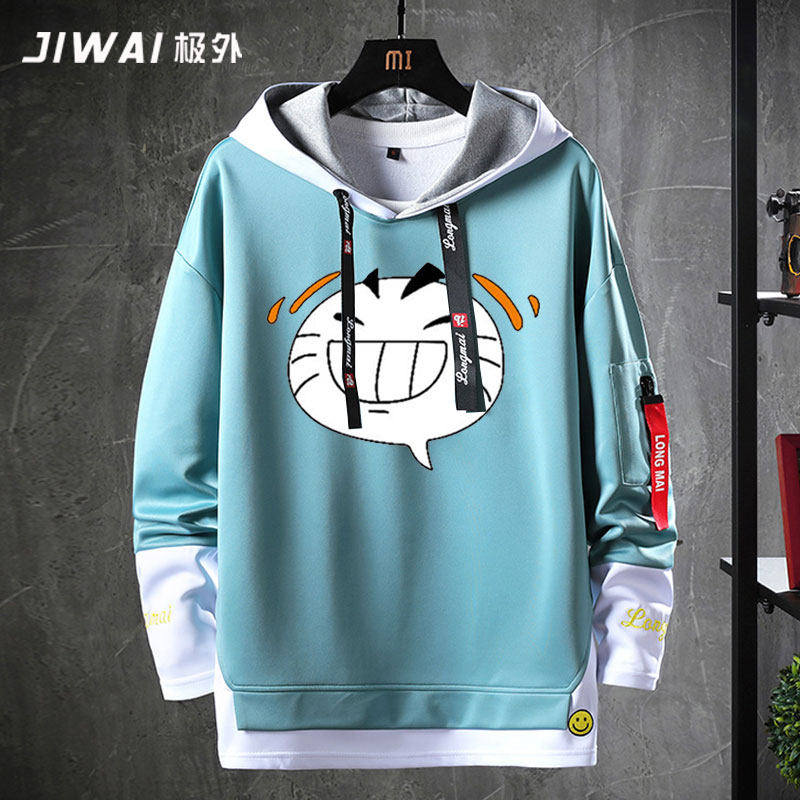 火影忍者手游决斗场表情动漫帽衫 极外卫衣
