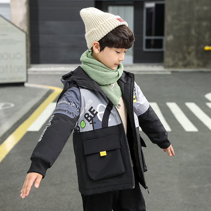 男童夹棉加厚棉冬装儿童6七八风衣 石生璞风衣
