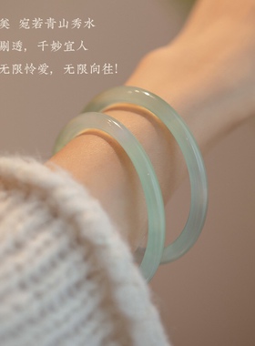 美人镯古觉玉髓礼物古风女