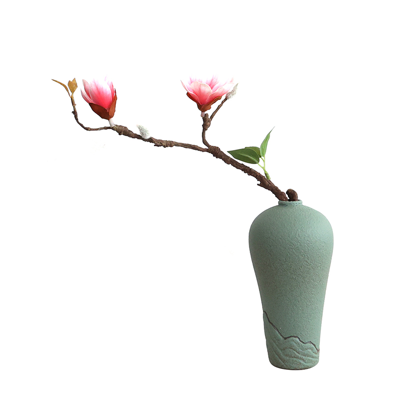 小花器禅意居家桌面办公室摆件小花插客厅电视柜仿真花干树枝花瓶,淘宝优惠券,粉丝福利购,淘宝优惠卷