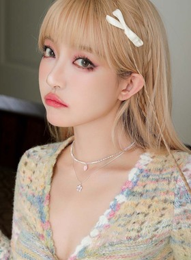 LUYUO夏日海星项链可爱甜美温柔叠戴甜酷辣妹气质小众锁骨链女