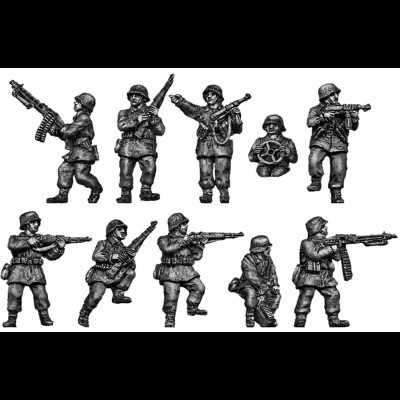 1/72树脂兵人A103二战德军251乘员战斗状态10人组