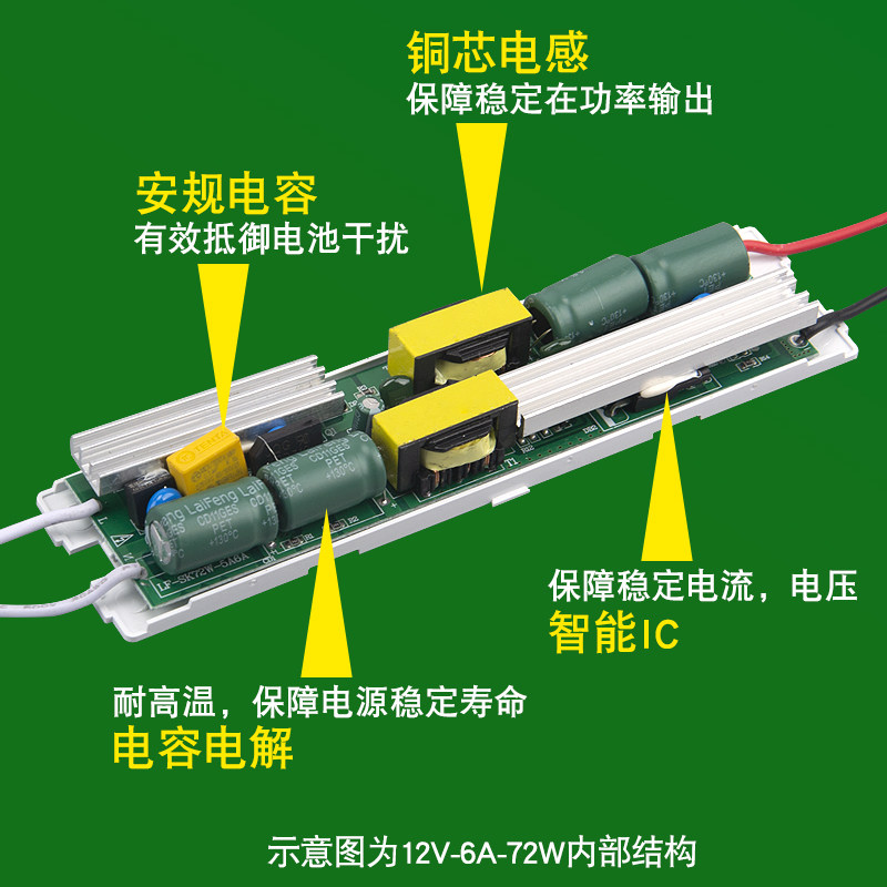 220转12伏24v开关电源外置LED发光字监控显示屏柜灯带驱动变压器W,淘宝优惠券,粉丝福利购,淘宝优惠卷
