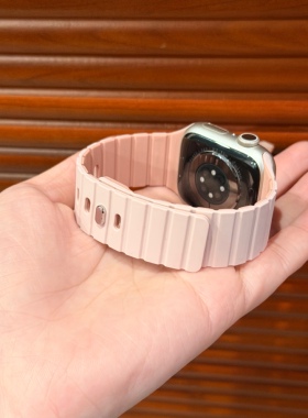【粉粉花语】X03 AppleWatch硅胶表带 iWatch系列通用