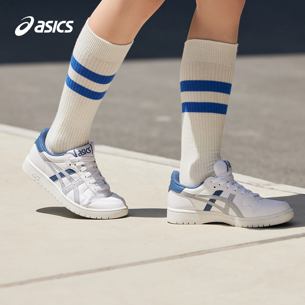 ASICS/亚瑟士童鞋2023新款男女防滑运动板鞋休闲百搭舒适轻便时尚-图3