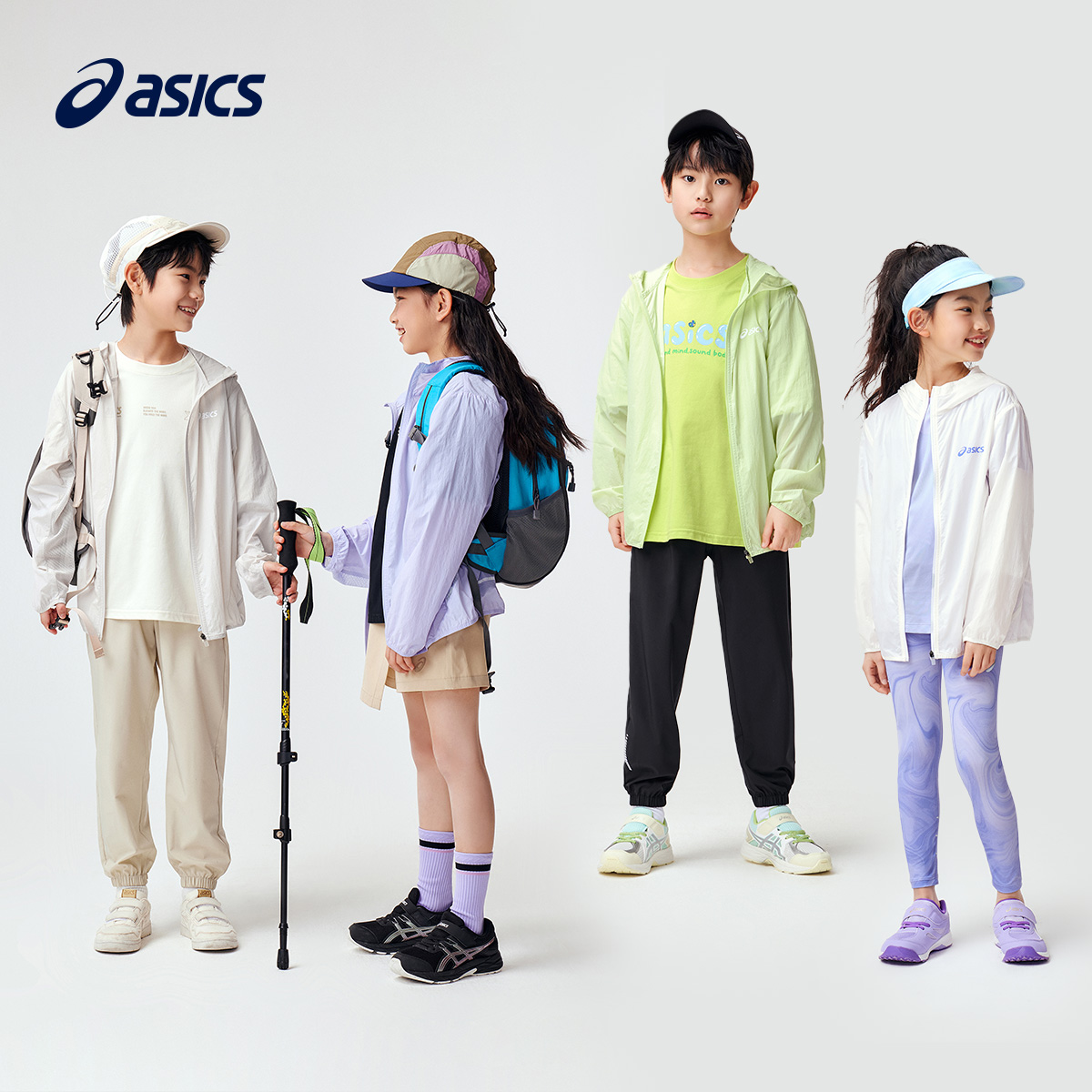 【百亿补贴】ASICS亚瑟士 2024春夏新款儿童防晒衣（110~160cm）