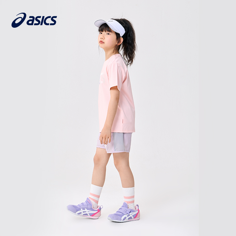 ASICS/亚瑟士童装23年春季男女儿童透气休闲运动冰爽凉感短袖T恤-图3