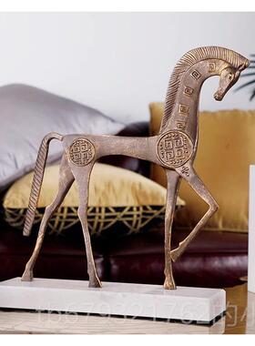 高档现简约马到成功创意摆件办公式室书代房客厅电视柜软装美饰品