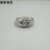 Xie's silversmith old model lotus ring 999 pure silversmith lotus opening adjustable ring