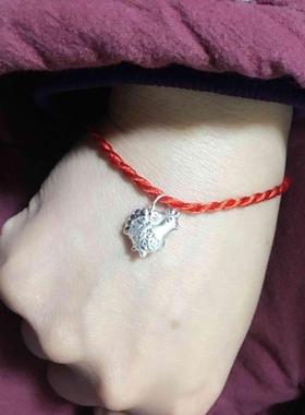 99足银本命年小鸡生肖鸡吊坠