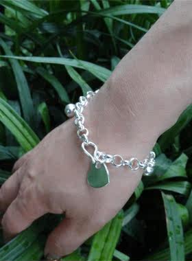 谢家银匠原创99银女99足银手链