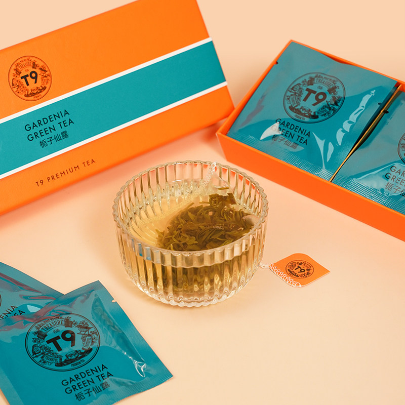 T9缤纷袋泡茶礼盒茶栀子仙露绿茶叶调味茶包热泡送礼12包装,淘宝优惠券,粉丝福利购,淘宝优惠卷