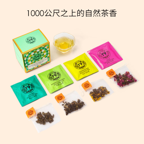 T9台湾乌龙茶精选冷泡茶花茶水果茶冷萃袋泡茶包桂花玫瑰梨山 - 图0