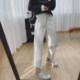 Loose and slim pear-shaped body pants nine-point casual pants