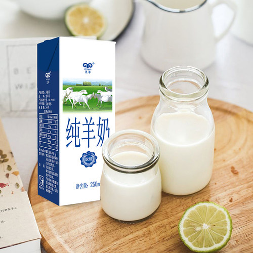 【精品礼盒】九羊纯羊奶250ml*12盒液态羊奶中老年成人儿童早餐奶 - 图1