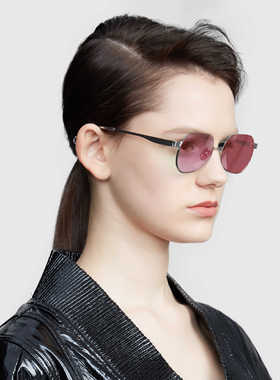 JINNNN椭圆形简约小框太阳眼镜