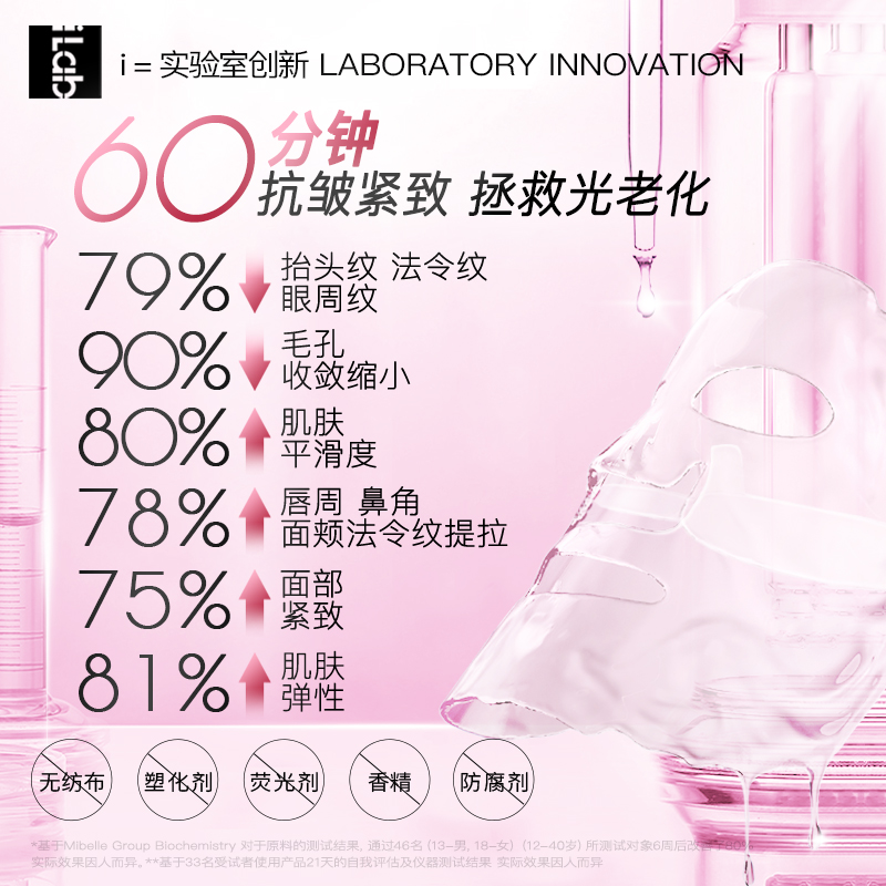 iLab艾莱博60分钟SPA面膜(抗皱紧致)1片体验装海藻复活草补水保湿-图3