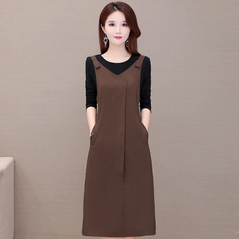 气质长袖春秋2020新款休闲连衣裙 阿妮婷连衣裙