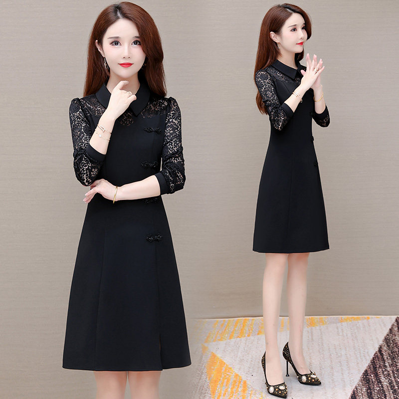 早秋长袖2021新款高端气质连衣裙 阿妮婷连衣裙