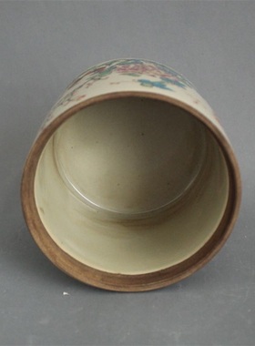 景德镇仿古风粉彩花鸟家居装饰