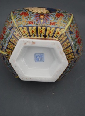 景德镇装饰摆件大清雍正六方