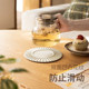 Lazy corner heat insulation silicone pot mat