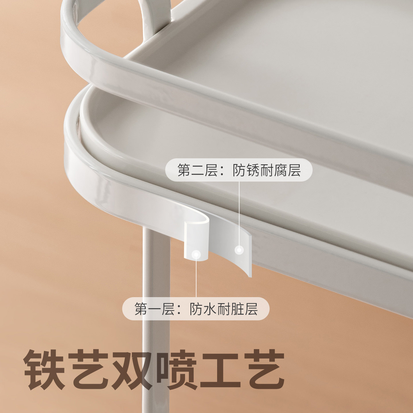 懒角落杯架杯子收纳厨房置物架台面双层餐桌面水杯沥水放茶杯架子,淘宝优惠券,粉丝福利购,淘宝优惠卷