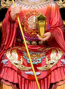 泰山奶奶神像树脂碧霞元君彩绘高档泰山老母佛像摆件家用供奉中式