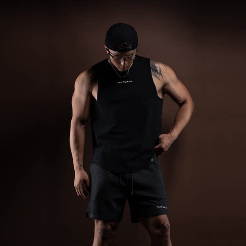 Monster Guardians N系列男子210g重磅棉运动健身凉感训练背心夏 - 图2