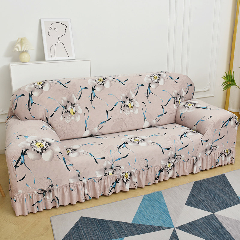 裙摆老式沙发套罩全包萬能套皮一体式通用型弹力四季款梳化保护套,淘宝优惠券,粉丝福利购,淘宝优惠卷