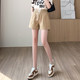 Sports shorts, casual and versatile washed cotton denim shorts