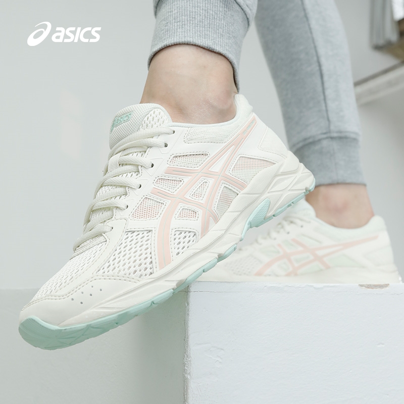 ASICS亚瑟士跑鞋女GEL-CONTEND 4回弹缓震渐变粉运动鞋T8D9Q-106-图1