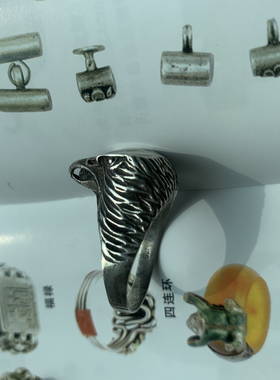 925银雕刻老鹰戒指工艺特别精细上手很有个性，已定出拍下不发货