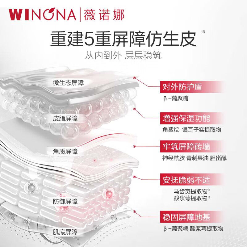 Winona/薇诺娜屏障修护精华液311次抛精华舒缓敏感肌补水BD