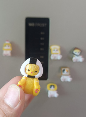 6款创意面包小猫少女心冰箱贴