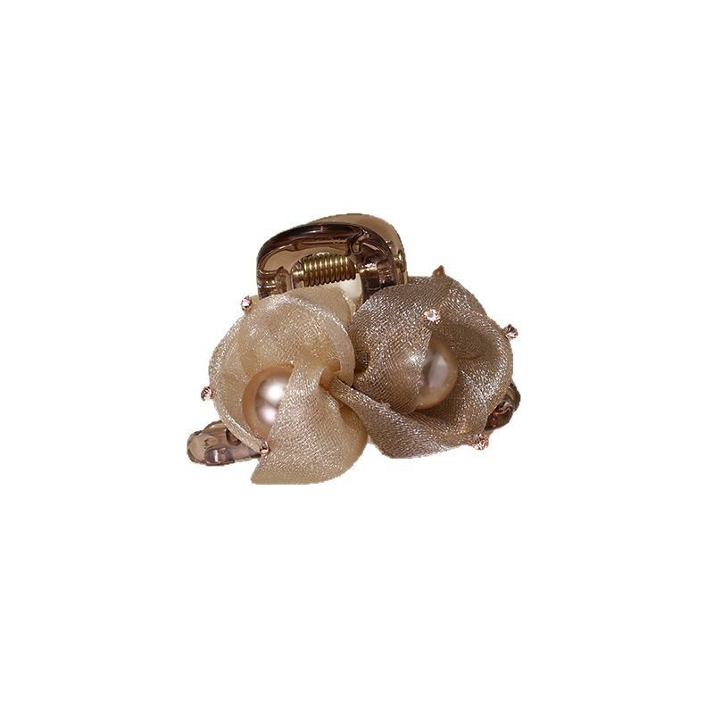 日韩新款花朵半扎发发夹抓夹女新款高端小号刘海夹子头饰发抓发卡,淘宝优惠券,粉丝福利购,淘宝优惠卷