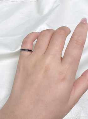 小众设计戒指尾戒超小号可刻字