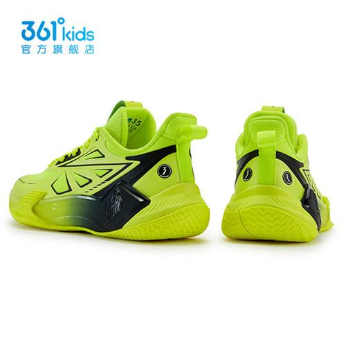 361童鞋男童系带篮球鞋儿童透气耐磨运动鞋秋季青少年鞋K72531106 - 图2